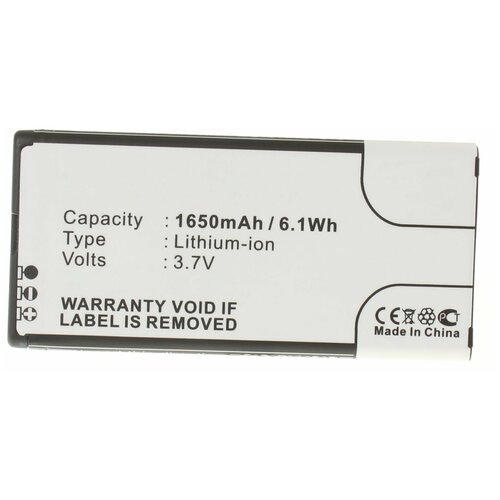 Аккумулятор iBatt iB-U1-M497 1650mAh для Nokia Lumia 820, Lumia 825, Arrow, Lumia 820.2, Lumia 820 (Arrow), original bp 6ew phone battery for nokia lumia 900 n900 lumia900 bp6ew 1830mah