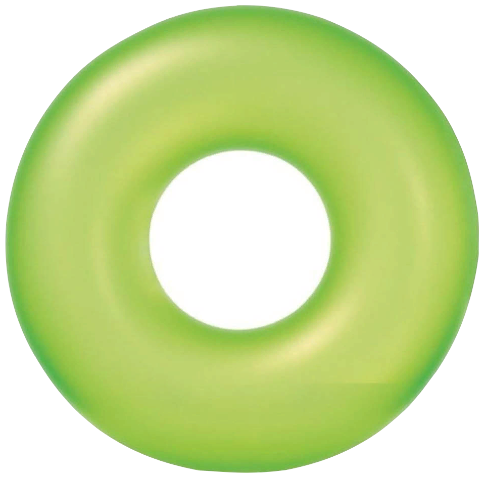 Надувной круг 91см "Неоновый холод" Intex 59262, Зеленый