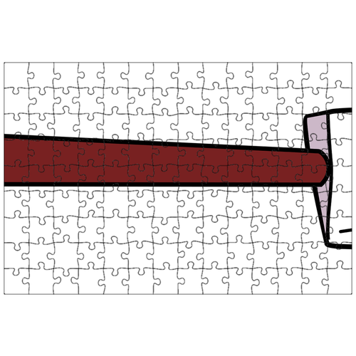 фото Магнитный пазл 27x18см."топор, измельчитель, орудие труда" на холодильник lotsprints