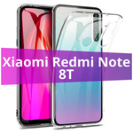 Ультратонкий силиконовый чехол для телефона Xiaomi Redmi Note 8T / Сяоми Редми Нот 8Т (Прозрачный) - изображение