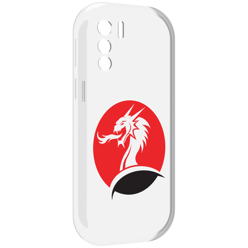 Чехол MyPads дракон-рисунок для UleFone Note 13P задняя-панель-накладка-бампер