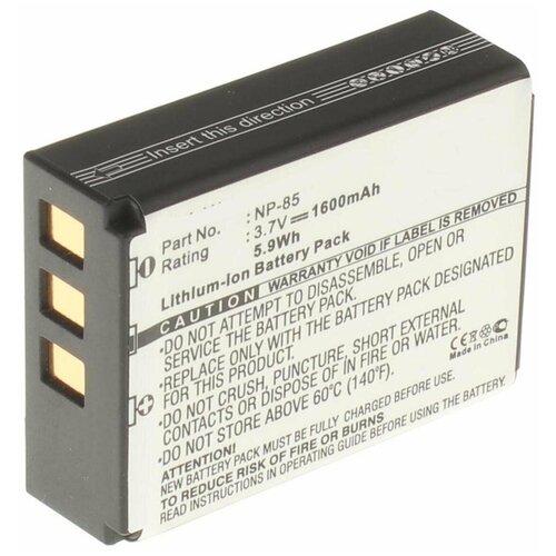 Аккумулятор iBatt iB-B1-F151 1700mAh для FujiFilm, Toshiba NP-85,