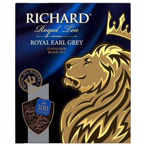 Упаковка 6 штук Чай Richard Royal Earl Grey (2г х 100)(600 пакетиков с ярл.)