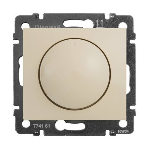 695628 Светорегулятор поворотный Legrand Valena DIY, 400 Вт, скрытый монтаж, слоновая кость