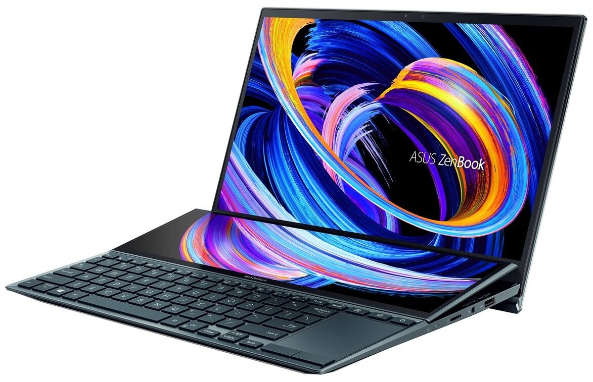 Ноутбук Asus ZENBOOK Duo 14 UX482EAR-HY316X 90NB0S41-M004T0 Core i7 2900 MHz 1195G716384Mb1024 Gb SSD141920x1080Win 11 Pro