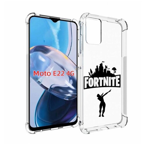 Чехол MyPads fortnite-2 для Motorola Moto E22 4G / E22i 4G задняя-панель-накладка-бампер чехол mypads dota 2 логотип 2 для motorola moto e22 4g e22i 4g задняя панель накладка бампер