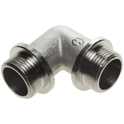 Уголок GENERAL FITTINGS с упором, никелированная латунь, ш/ш, 3/4″ тройник general fittings латунь ш ш ш 3 4″