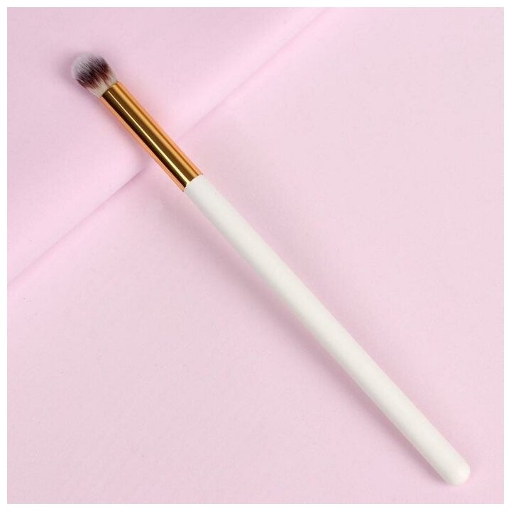 фото Кисть для макияжа, 18 см, цвет белый