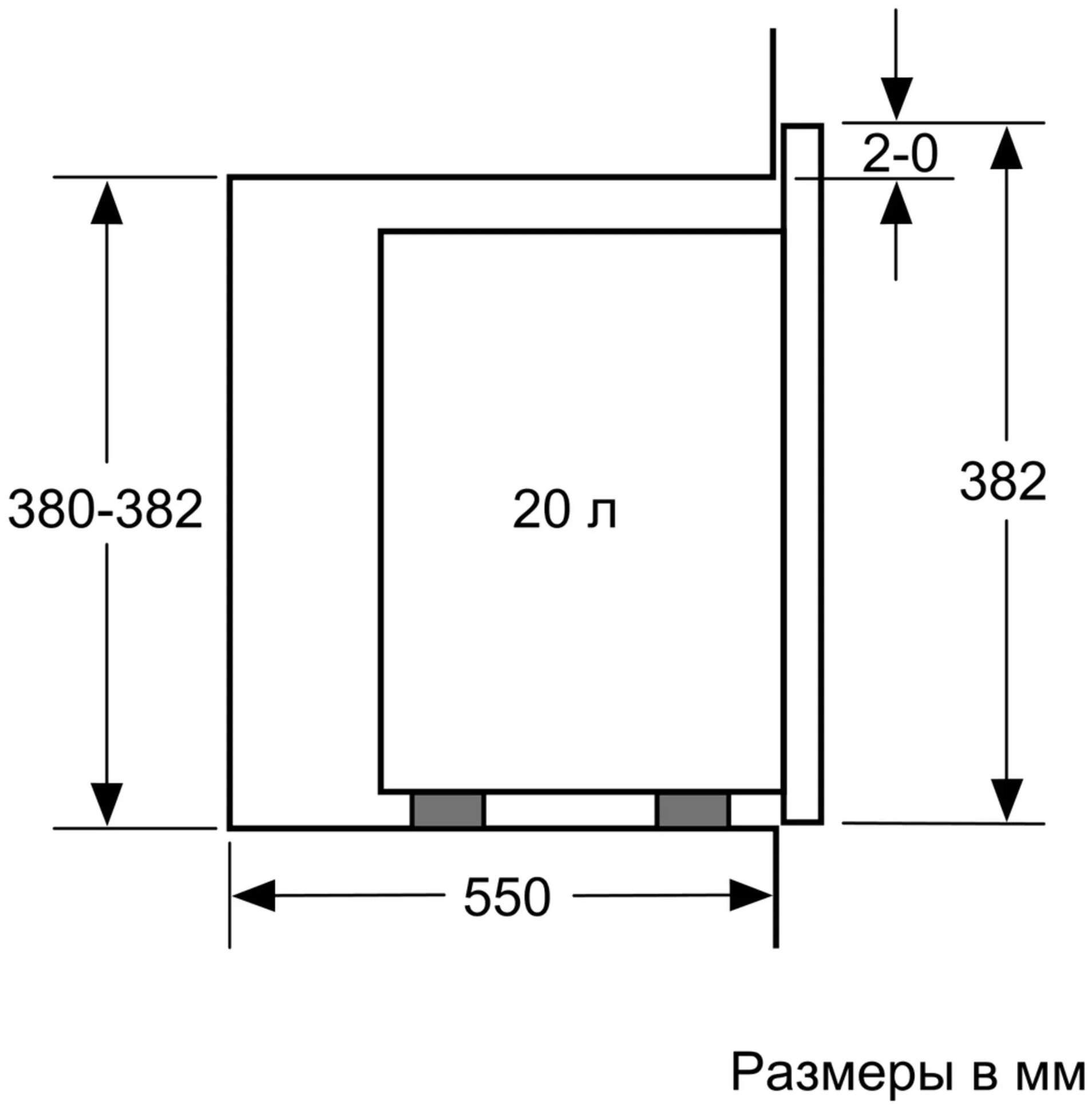 Микроволновая печь встраиваемая Bosch BFL524MS0, черный - фотография № 6