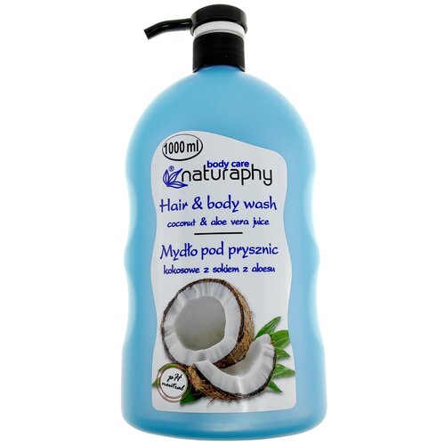 Гель для душа Blux Naturaphy Кокос и алоэ вера, 1л