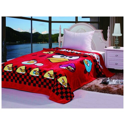фото Детский плед angry birds br16345 (150х200 см) tango