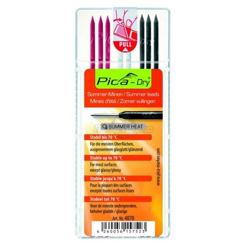 Набор высокотемпературных грифелей для карандаша Pica 4070