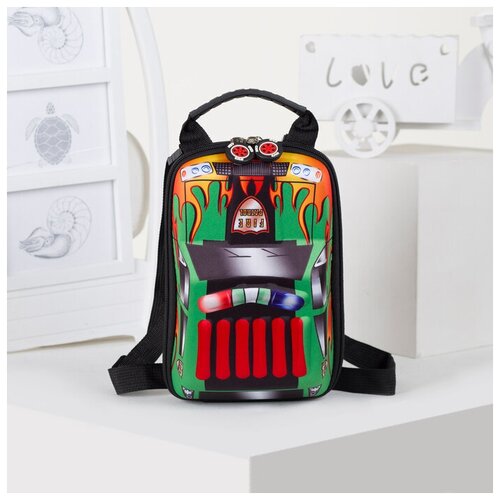 фото Рюкзак детский, отдел на молнии, цвет зелёный qwen