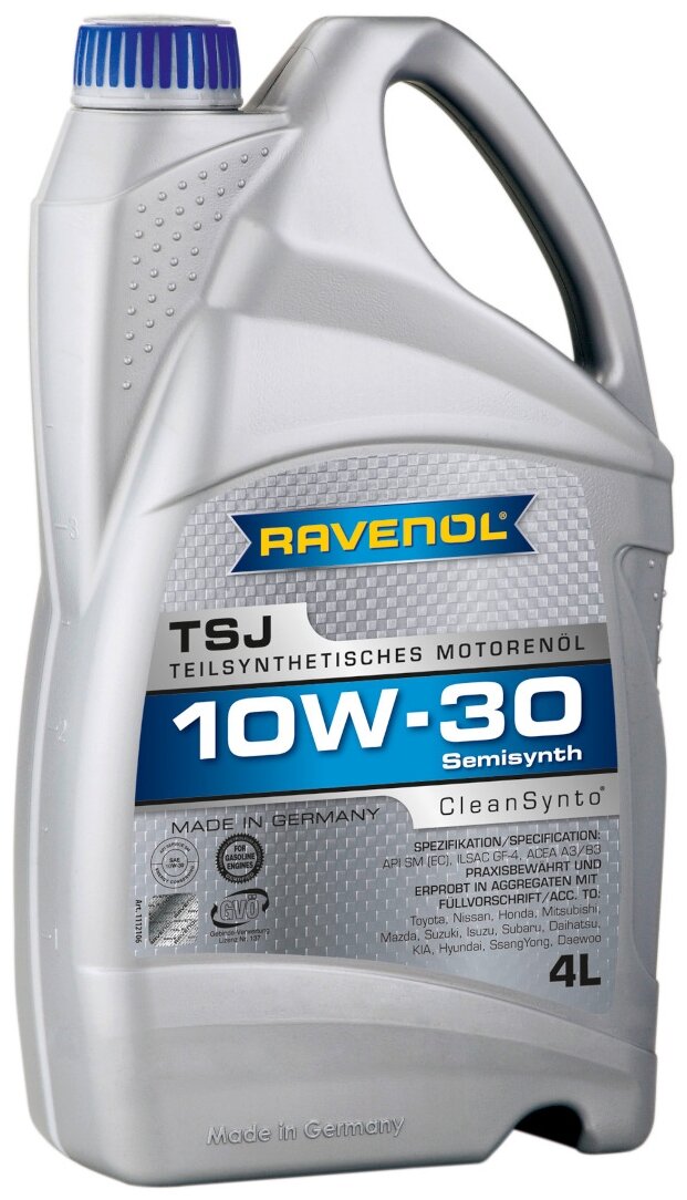 RAVENOL 4014835724099 Масло моторное RAVENOL TSJ SAE 10w30 ( 4л) new 1шт