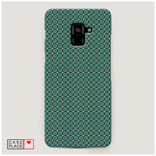 фото Чехол пластиковый samsung galaxy a8 plus 2018 арабские узоры 1 case place