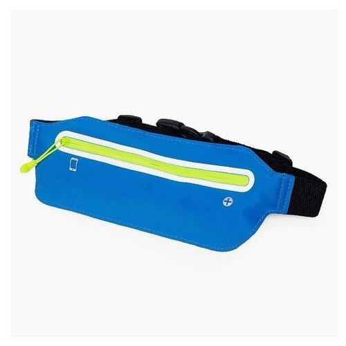 фото Сумка спортивная поясная ss01 (синяя) basemarket
