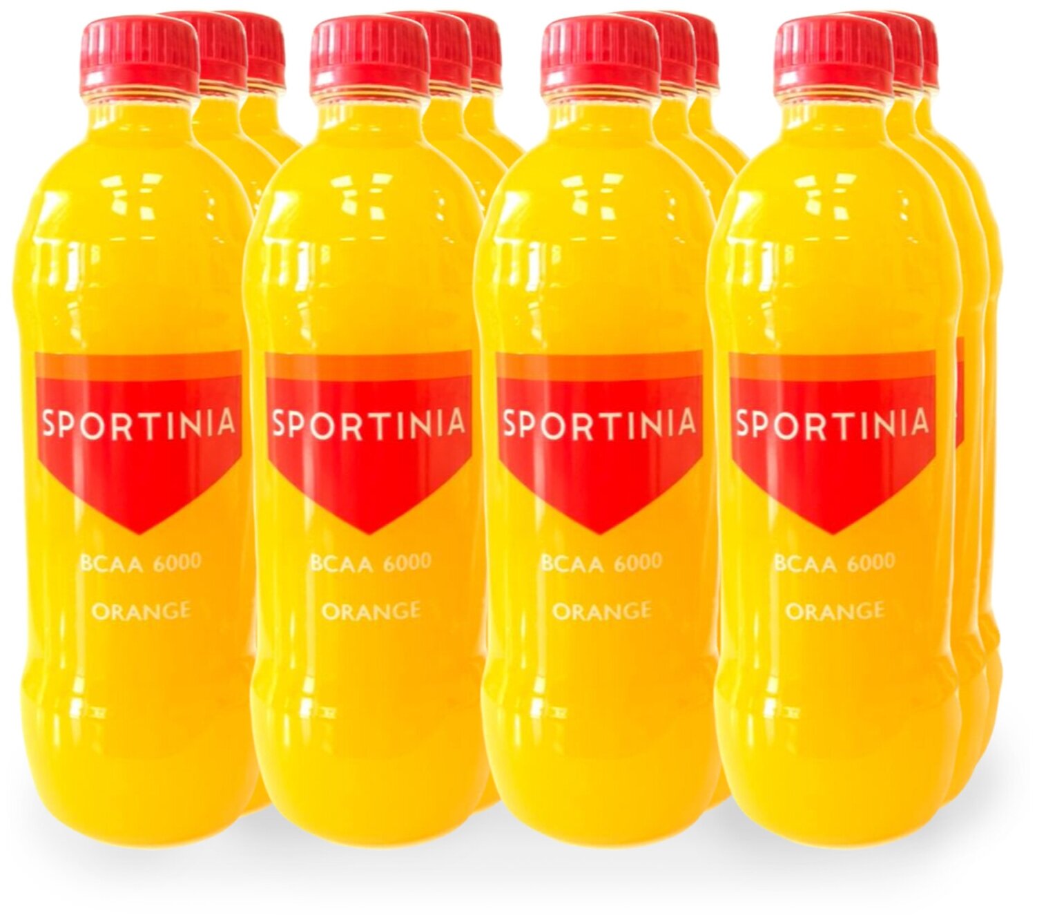 Спортивный напиток Sportinia ВСАА (Спортиния БЦАА) 6000 Апельсин 0.5 л / 12 бут.