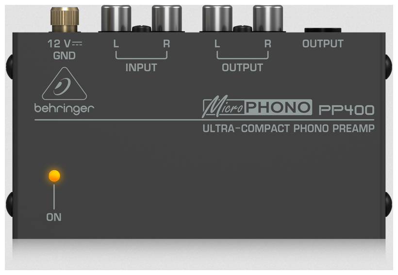 Behringer PP400 MicroPhono предусилитель-корректор для проигрывателей виниловых дисков (Phono)