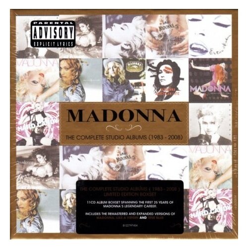 Компакт-Диски, Maverick, MADONNA - The Complete Studio Albums (1983-2008) (11CD) princess bow shoes baby kids leather little girl flat dress shoes for girls school children shoes 1 2 3 4 5 6 7 8 9 10 11 years