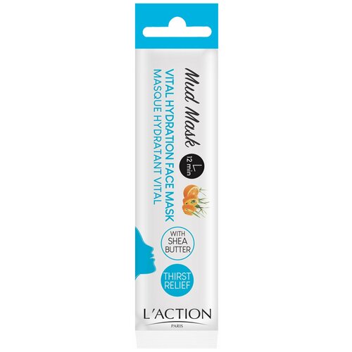 L'Action Vital Hydration Face Mask With Shea Butter