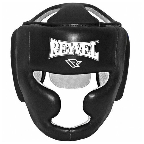 фото Шлем боксерский натуральная кожа черный reyvel размер l
