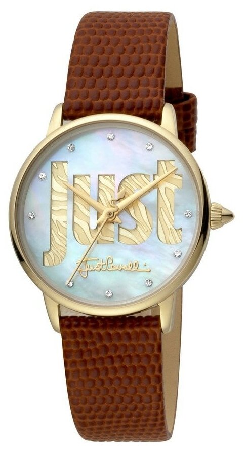 Наручные часы Just Cavalli Logo JC1L116L0025, золотой, белый