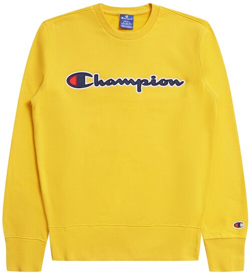 Толстовка Champion, силуэт прямой, размер XS, желтый