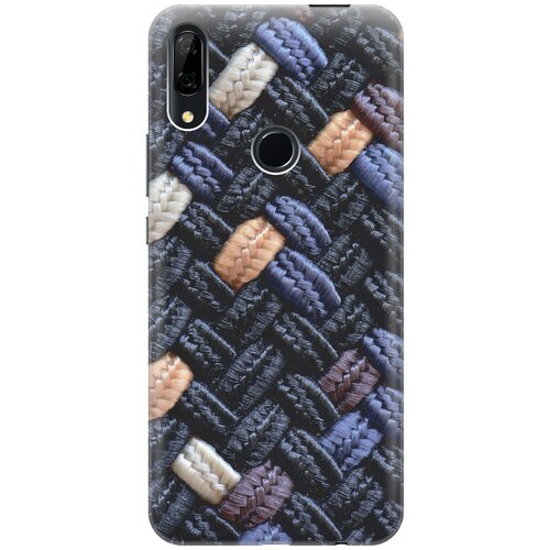 фото Силиконовый чехол на huawei p smart z / y9 prime (2019) / honor 9x / 9x premium / хуавей п смарт зет / у9 прайм (2019) / хонор 9х / 9х премиум с принтом "сплетение gosso