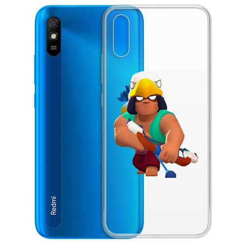 фото Чехол-накладка clear case brawl stars-бо для xiaomi redmi 9a krutoff group