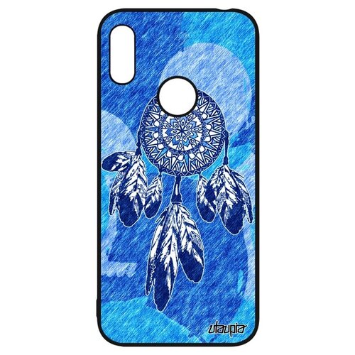 фото Дизайнерский чехол на смартфон // huawei y6 2019 // "ловец снов" стиль этничный, utaupia, голубой