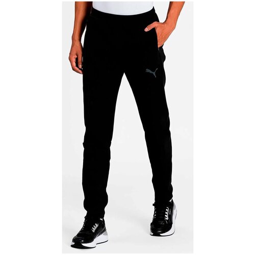 Спортивные брюки PUMA ESS+ 2 Col Logo Pants FL cl 58676703 мужские, цвет серый, размер XL