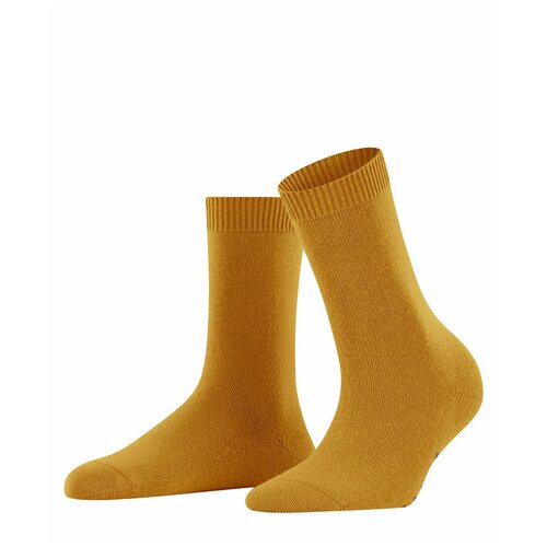 фото Женские носки falke средние, утепленные, 140 den, размер 39-42, желтый