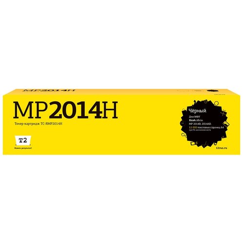 Лазерный картридж T2 TC-RMP2014H (MP2014H/MP2014/842135/2014H) для принтеров Ricoh, черный лазерный картридж t2 mp2014h 842135