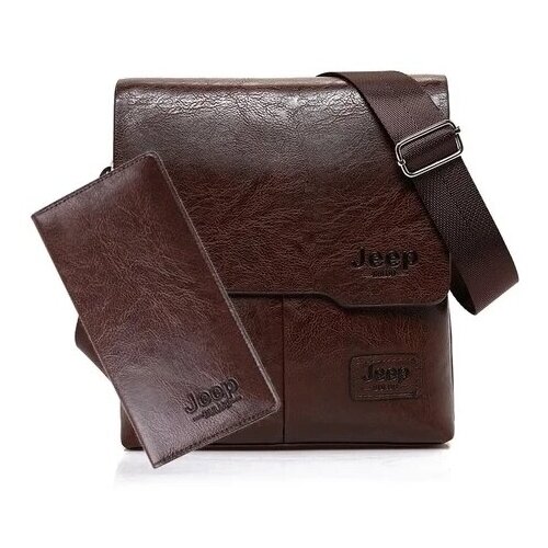 Сумка + портмоне Jeep Buluo (коричневый)