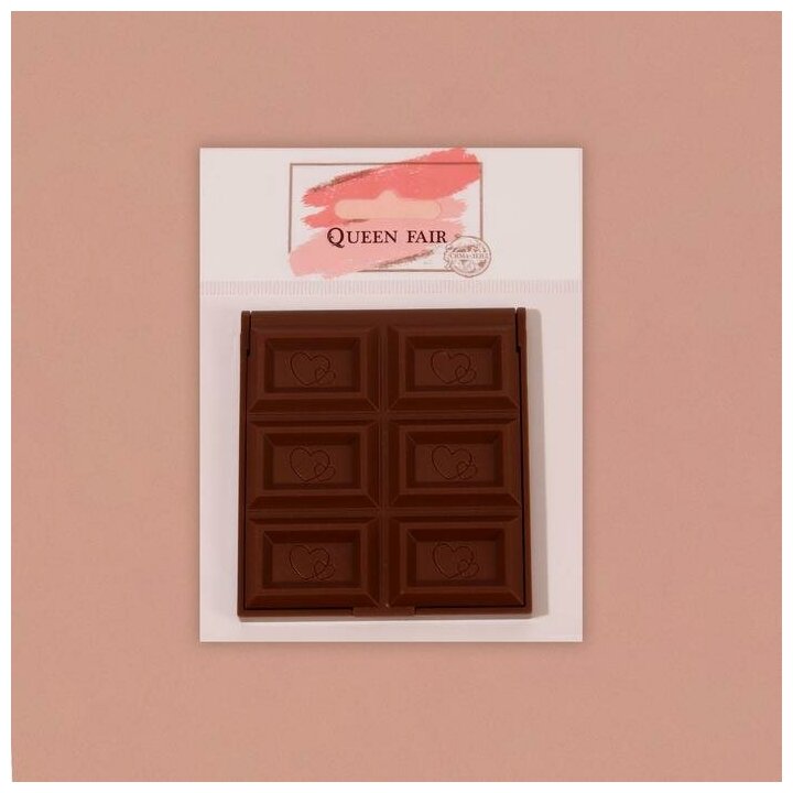 Зеркало складное «Шоколадное чудо», 7,5 × 8,5 см, цвет микс - фотография № 2