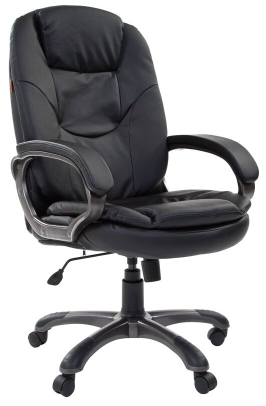 Кресло VT_CHAIRMAN 668 экокожа черная, пластик