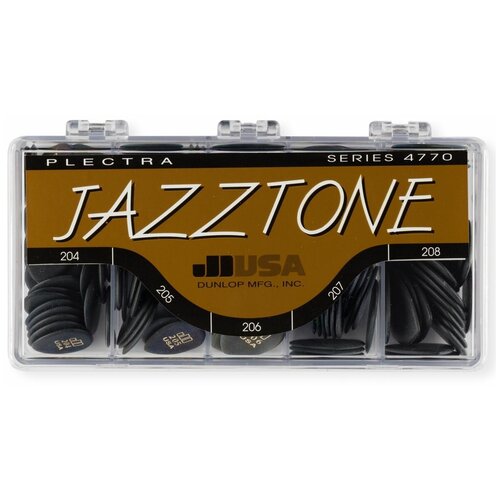 Dunlop Jazztone Display 4770 короб с медиатор, 477R208,477R207,477R206,477R205,477R204 - 36 шт, 180 шт