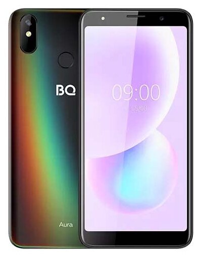 Смартфон BQ 6022G Aura 5.99" 960x480 IPS, MediaTek MT6580M, 2Gb, 16Gb, черный