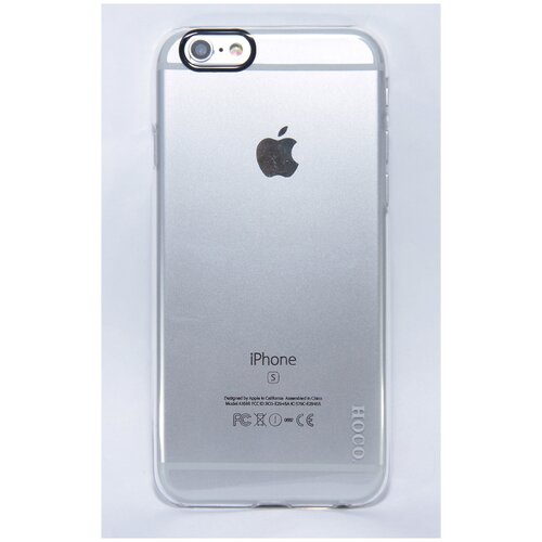 фото Чехол- накладка для iphone 6/6s (4.7) hoco thin transparent белый