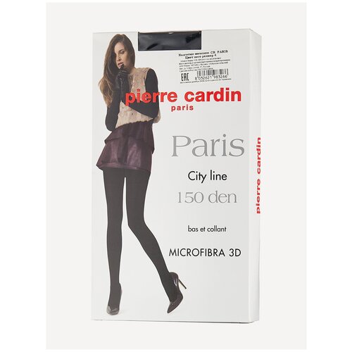 колготки pierre cardin 150 den размер 4 черный Колготки Pierre Cardin Paris, 150 den, размер 4, черный