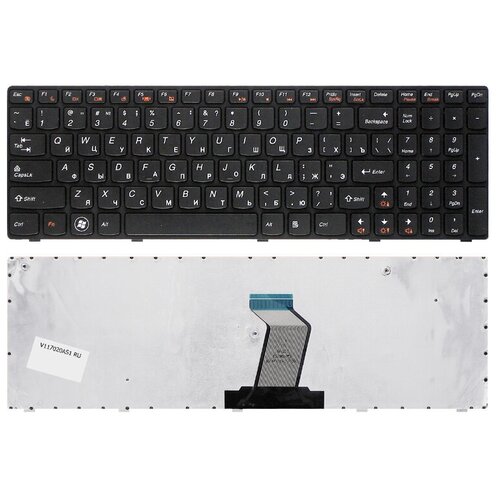 Клавиатура для ноутбука Lenovo B590 черная V2 1200₽