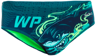 Плавки для водного поло мужские SHARK, размер: EU36 RU42, цвет: Зеленый WATKO Х Decathlon