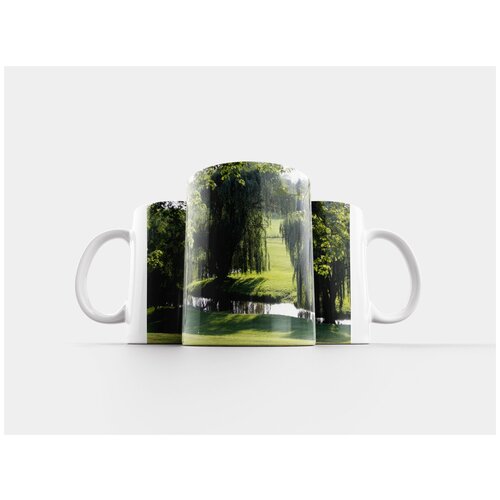 фото Кружка "плакучие ивы, ивы, ручей" 320 мл lotsprints
