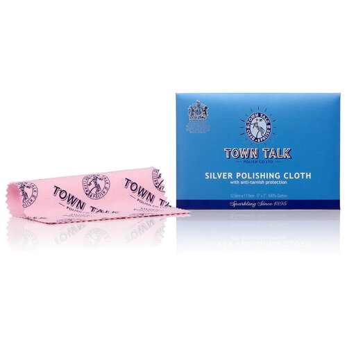 Салфетка для полировки серебра TownTalk Polish TT020 Silver Polishing Cloth, 12,5 х 17,5 см