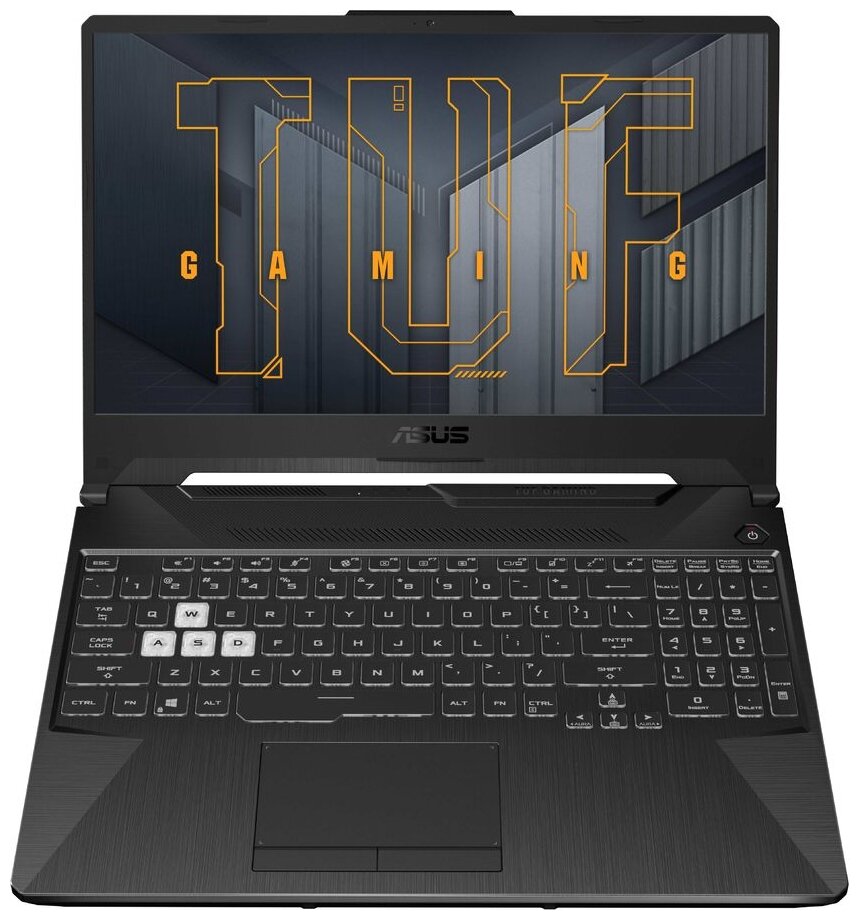 156 Ноутбук ASUS TUF Gaming A15 FA506IC-HN0870 1920x1080 AMD Ryzen 7 4800H 29 ГГц RAM 8 ГБ NVIDIA GeForce RTX 3050 без ОС 90NR0666-M00870 серый