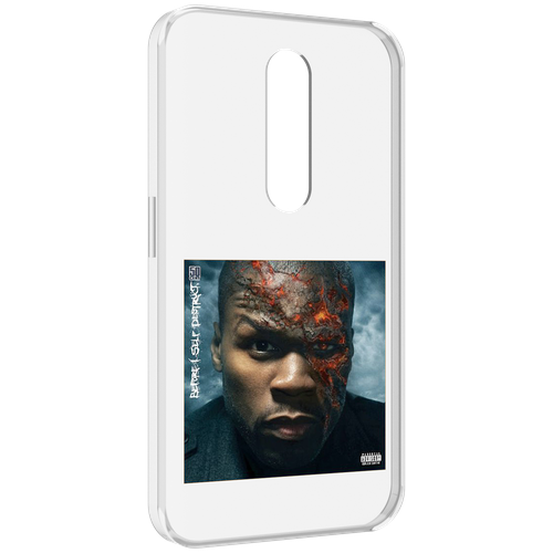 Чехол MyPads 50 Cent - Before I Self Destruct мужской для Motorola Moto X Force (XT1585 / XT1581) задняя-панель-накладка-бампер