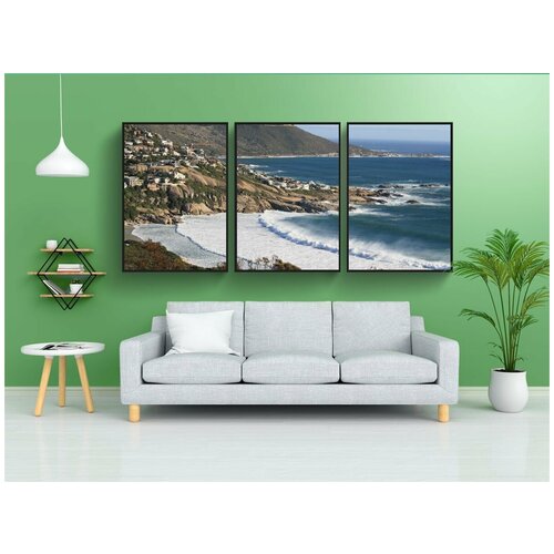 фото Набор модулных постеров для интерьера "кейптаун, южная африка, западный мыс" 60x90 см. в тубусе, без рамки lotsprints