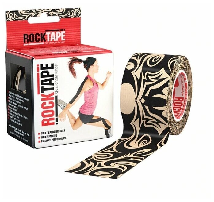 Кинезиотейп Rocktape 5 см х 5 м, Tattoo