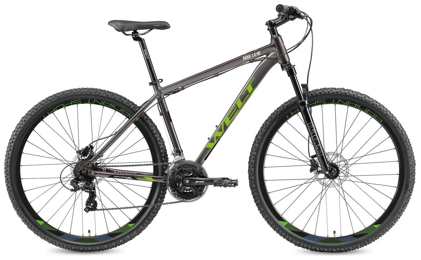 Горный (MTB) велосипед Welt Ridge 1.0 HD 27 (2022) dark grey 18" (требует финальной сборки)