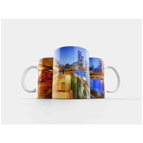 фото Кружка "мельбурн, ночной выстрел, станция" 320 мл lotsprints